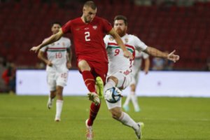 Serbijos futbolininkai prieš akistatą su Lietuva patyrė pralaimėjimą