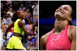 „US Open“ finale petis surems ne kartą tarpusavyje kovojusios C. Gauff ir A. Sabalenka