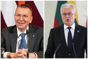 Prieš brolišką dvikovą pasaulio čempionate – graži Latvijos prezidento žinutė G. Nausėdai