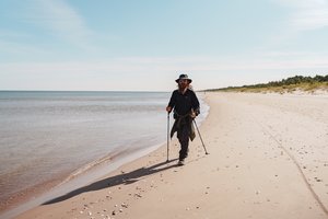 Fotografo R. Šeškaičio ilga kelionė per kopas: nuėjo net 1778 km