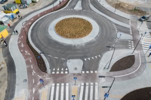 Baigtas sankryžos prie Gariūnų pirmasis įrengimo etapas: atskleidė, kokie darbai dar laukia