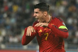 Ispanija Europos futbolo čempionato atrankoje Sakartvele pasityčiojo iš šios šalies rinktinės