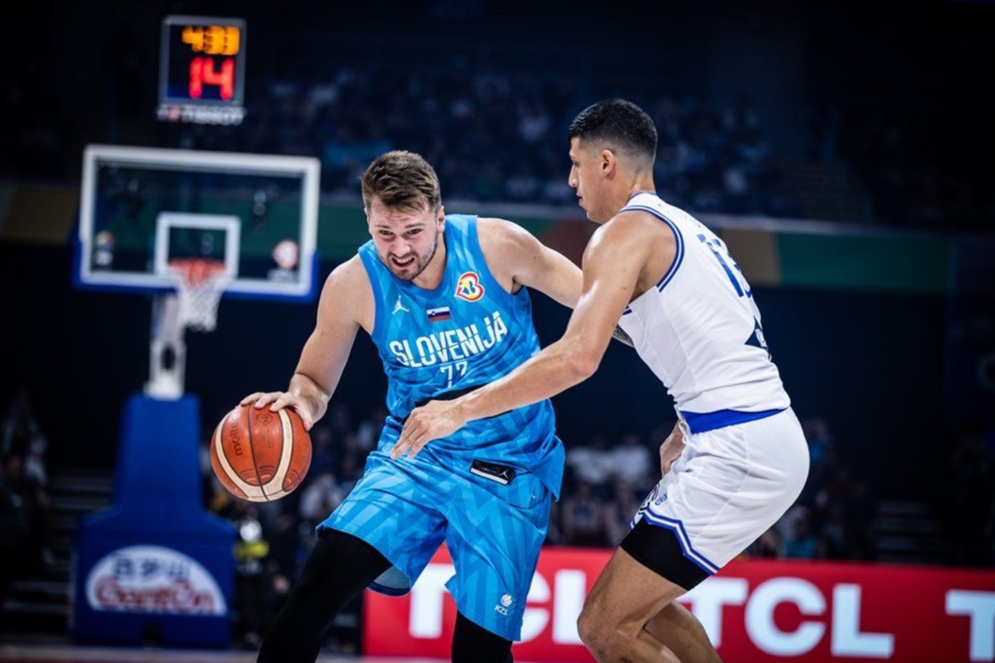 Italijos ir Slovėnijos rungtynės.<br>FIBA nuotr.