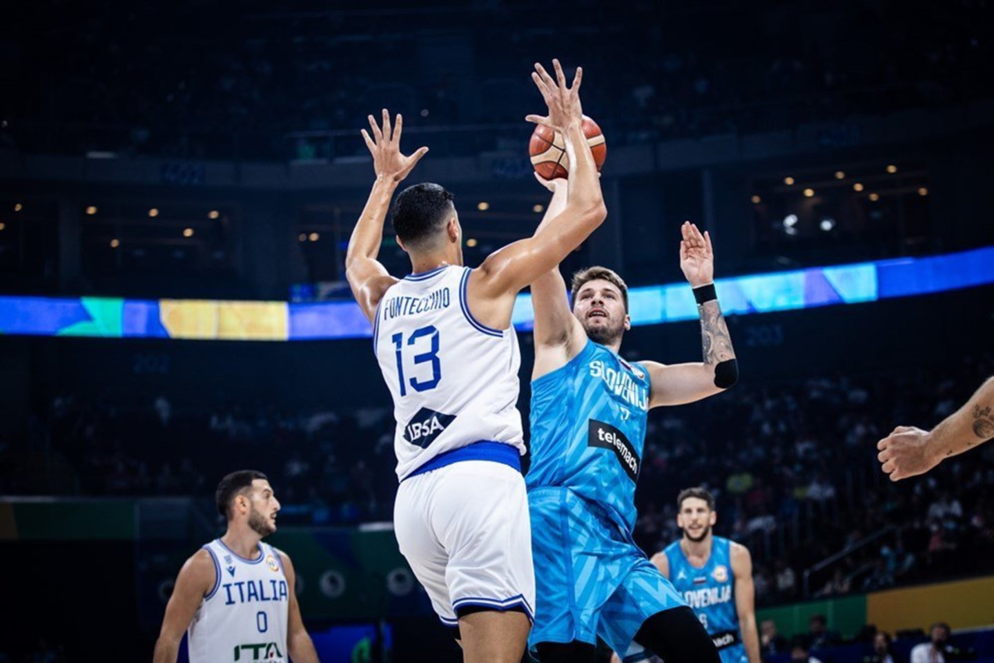 Italijos ir Slovėnijos rungtynės.<br>FIBA nuotr.