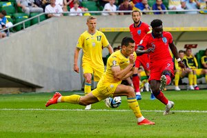 Anglijos futbolininkai sužaidė lygiosiomis su Ukraina