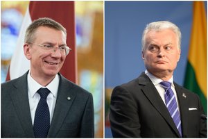 Po istorinės braliukų pergalės Latvijos prezidentas vėl kreipėsi ir į G. Nausėdą, ir į tautą