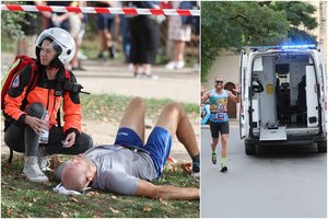 Jubiliejiniame Vilniaus maratone – tūkstančiai dalyvių: darbo netrūko ir medikams