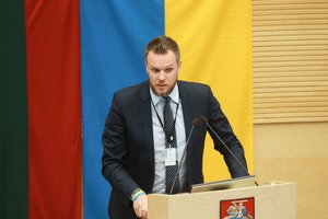 G. Landsbergis susitikime su ES ambasadoriais: turime remti Ukrainą be nuovargio ir baimės iki galutinės jos pergalės