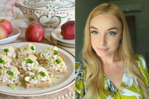 Vištienos salotos su obuoliu pagal Liuciją: nesigailėsite išbandę