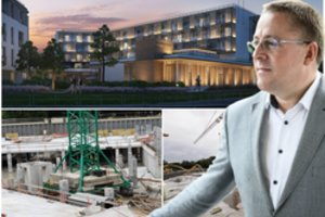 Palangos meras Š. Vaitkus: „Tai tikrai pasaka – kyla didžiausiu kurorte būsiantis viešbutis“