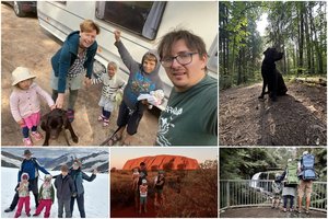 Po pasaulį su negirdinčia žmona ir trimis vaikais klajojantis kurčiasis Vytautas: klausą atstoja šokoladinis Naras