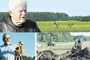 Ūkininkas Stasys praras visą 20 ha derlių – laukuose ėmė tyvuliuoti ežerai