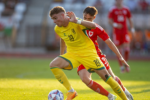 Jaunieji Lietuvos futbolininkai nusileido bendraamžiams iš Velso