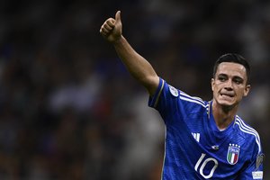 Europos čempionato atrankoje prie sienos prispausta Italija iškovojo labai svarbią pergalę