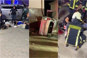 Nuo pareigūnų spruko migrantų pilni automobiliai – vieno gaudynės baigėsi tragiškai