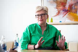 I. Šimonytė: mokesčių pakeitimai 2024 m. biudžeto nepaveiks
