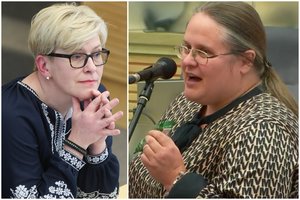 I. Šimonytės atsiprašyti už savo žodžius įpareigota A. Širinskienė į Seimą atvyko su šokoladuku
