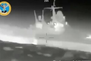 Juodojoje jūroje – naujas smūgis Rusijos patruliniams laivams: paviešintas vaizdo įrašas