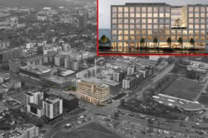 Naujo verslo centro architektus įkvėpė statybų vietoje Vilniuje rasti mamutų kaulai