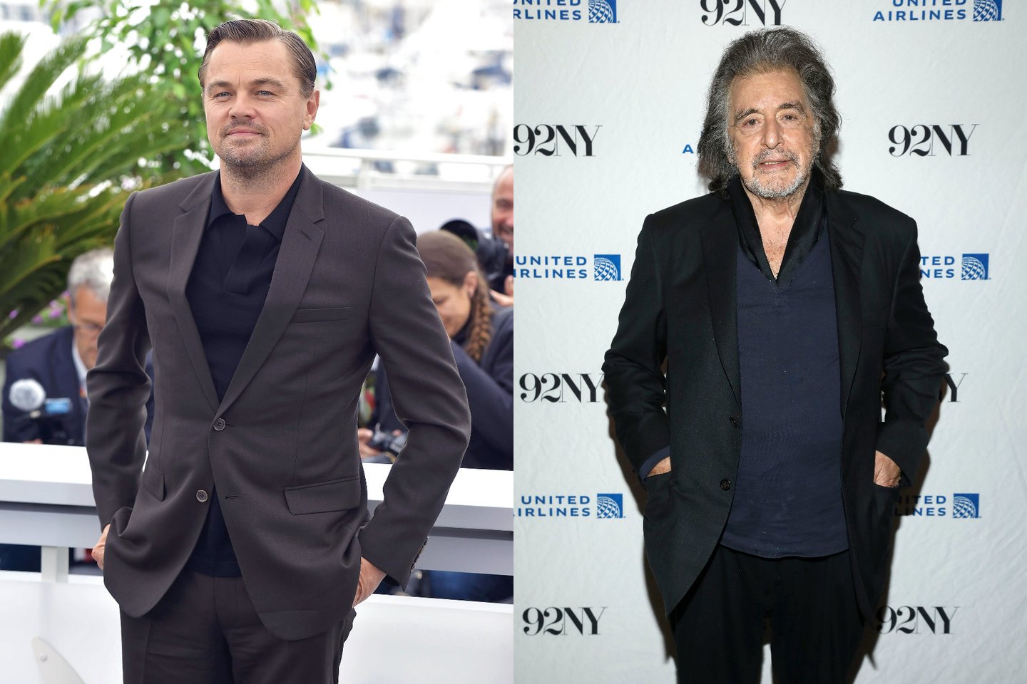 Leonardo DiCaprio ir Alas Pacino.<br>Lrytas.lt koliažas.