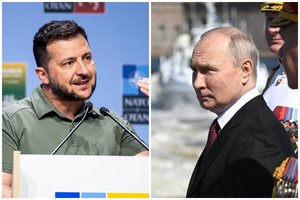 Po V. Putino žodžių apie derybas – Ukrainos atsakas