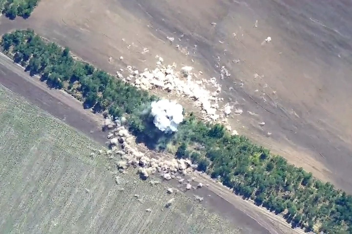 Vienas iš „Lancet“ dronų buvo sunaikintas prie Pokrovskės kaimo, esančio netoli Tokmako miesto Zaporožėje.