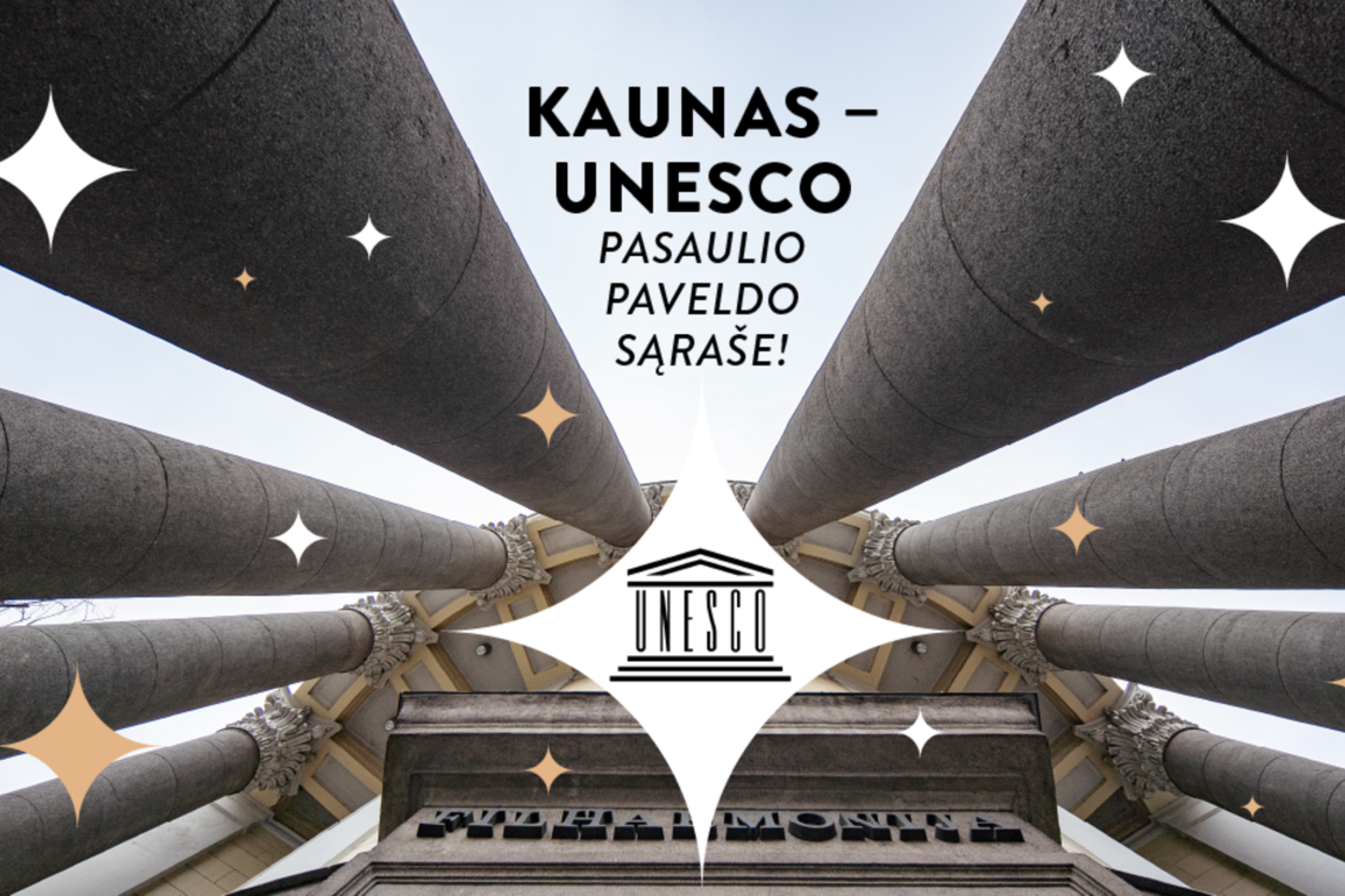 Kaunas – UNESCO pasaulio paveldo sąraše.<br>UNESCO.