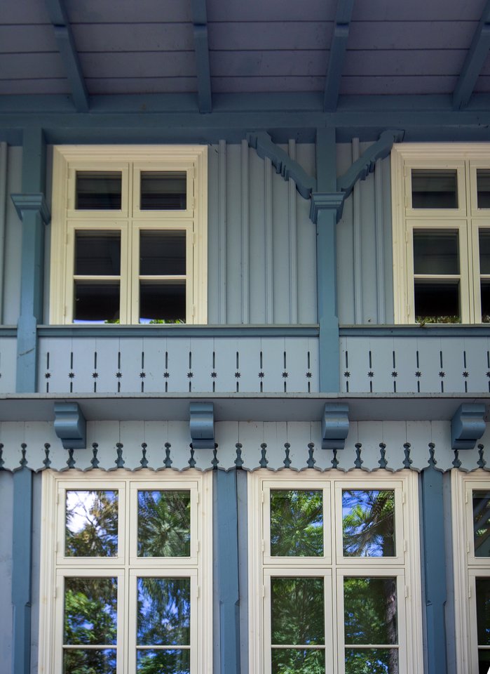 Vilos „Löbell” fasadai atkurti su atvirais balkonais. <br>R.Guigos (kultūros almanachas „Dorė“) nuotr.