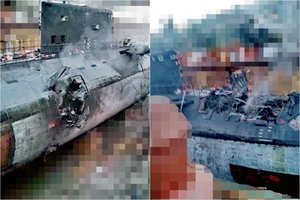 Įvertino žalą, padarytą rusų povandeniniam laivui ir remonto galimybes: nuosprendis akivaizdus