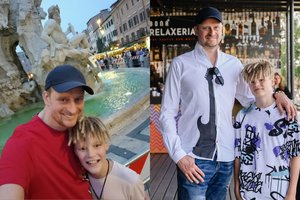 Danielius Bunkus su sūnumi Kristupu leidosi į nuotykius svetur: aplankė vieną gražiausių miestų