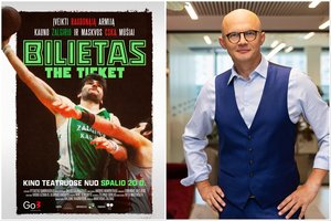E. Jakilaitis pranešė apie naują kino filmą „Bilietas“: juostą apie legendinį „Žalgirį“ kurė dvejus metus