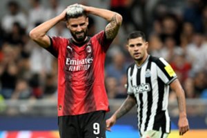 „AC Milan“ Čempionų lygoje nesurado kelių „Newcastle United“ vartų link, nors smūgiavo 25 kartus