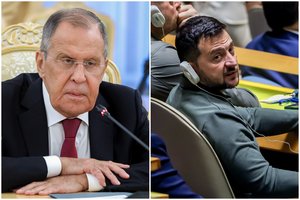 V. Zelenskis JT gali pirmą kartą nuo karo pradžios gyvai susidurti su S. Lavrovu