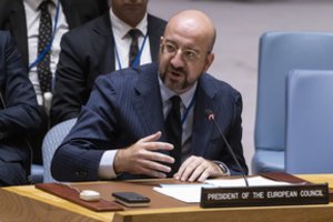 Ch. Michelis paragino Azerbaidžaną užtikrinti Kalnų Karabacho armėnų saugumą