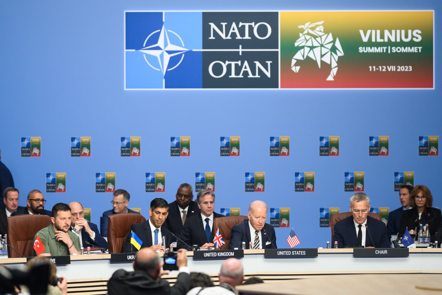 NATO, Summit, posėdis, Zelenskis.<br>V.Skaraičio nuotr.