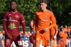 Žemaitijos derbyje pergalę išplėšė Gargždų „Bangos“ futbolininkai