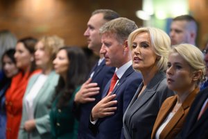 Regionų partijos suvažiavime - J. Pinskaus kritika valdžiai ir išsirinktas kandidatas prezidento rinkimuose