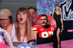 Daugėja detalių apie dainininkės Taylor Swift ir NFL žvaigždės Traviso Kelce'o romantinius ryšius