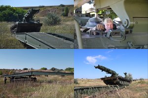 Kam naudojamas šis keistas tankas? Ukrainiečiai parodė, kokią svarbią užduotį jis gali atlikti