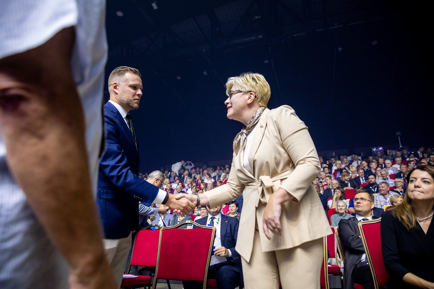 Gabrielius Landsbergis ir Ingrida Šimonytė.<br>TS-LKD nuotr.