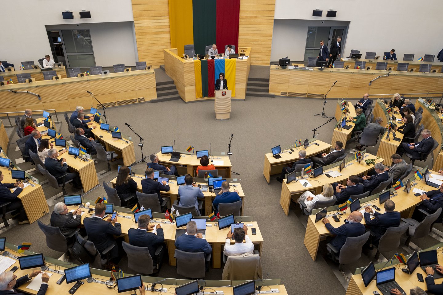 Seimas linkęs pritarti, kad kandidatai į Seimą, Prezidentus, EP ir savivaldą turėtų deklaruoti narystę Komunistų partijose<br>T. Vilinsko (ELTA) nuotr.