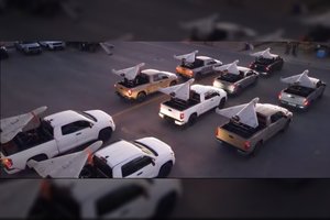 Grėsmė auga: Irano dronus „Shahed-136“ dabar jau galima paleisti ir iš automobilio