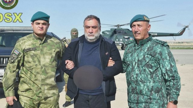 Azerbaidžanas sulaikė buvusį armėnų separatistų lyderį: gali būti kaltinamas karo nusikaltimais