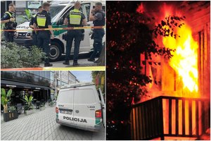 Kauno gaujų karai prasiveržė ir krauju, ir ugnimi: po išpuolio Laisvės alėjoje supleškėjo prabangus namas