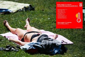 Rugsėjis baigiasi dar nematyta šiluma: pagerintas 76 metų senumo temperatūros rekordas