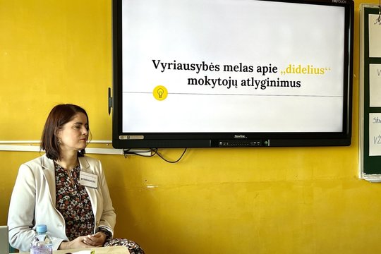 Netrukus vyksiantį mokytojų streiką prilygino būtinybei: tvirtina – Vyriausybė nepaliko kitos išeities
