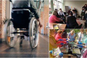 Didelė dalis neįgaliųjų negali rasti darbo, o apie pramogas tik pasvajoja: nėra nė ragavę picos, buvę kine