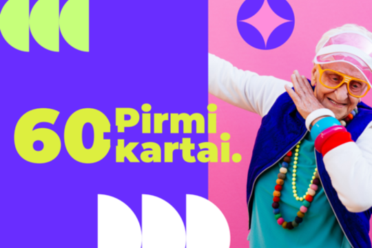 „Pirmi kartai. 60+“ 2023-09-30