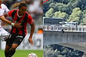 Prancūzijoje – įtampos kupinos akimirkos: futbolininkas grasino nušokti nuo tilto