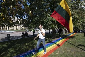 LGBT atstovai prašo atlikti tarnybinį patikrinimą dėl pareigūnų darbo LGL proteste: Lietuva teisinė ar Celofano valstybė?